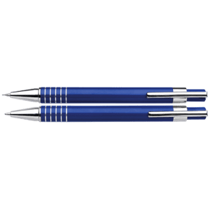 Lacquered Barrel Matching Ballpoint Pen and Clutch Pencil Se