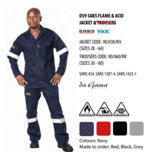 D59 Flame/Acid Jacket Vulcan - Navy
